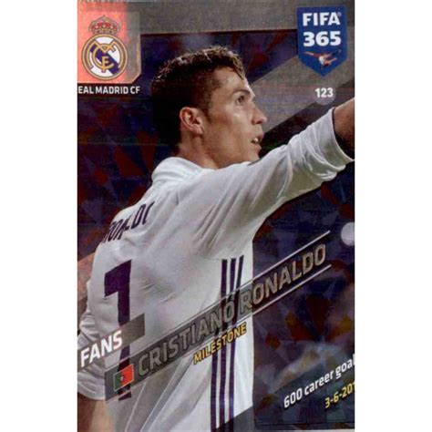 Buy Card Cristiano Ronaldo Milestone Adrenalyn Fifa 365 2018