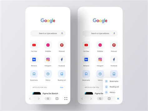 Chrome Browser Ui Concept By Stanvision Saas Design Agency On Dribbble