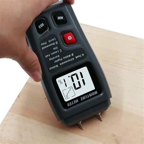 Two Pins Digital Wood Moisture Meter 0 99 9 Wood Humidity Tester