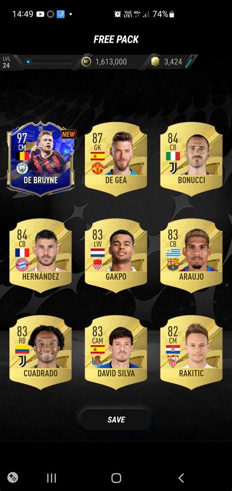 Luckiest Free Pack R Madfut