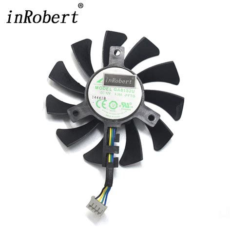 75mm Apistek Ga81s2u Pftg Ga81o2u Dc 12v 038a Cooler Fan Replace For