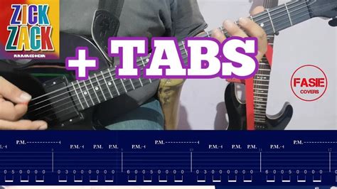 Zick Zack Tabs Guitar Lesson Rammstein In Drop C Fasie Covers Youtube