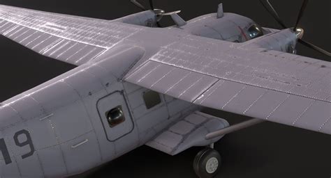 3D Model PZL M28 Bryza Skytruck VR AR Low Poly CGTrader