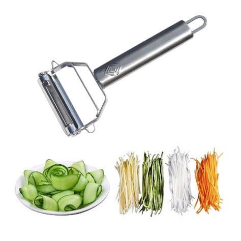 Овощечистка нож-экономка KitchenWare 3в1 на два лезвия поперечный 18.5 ...