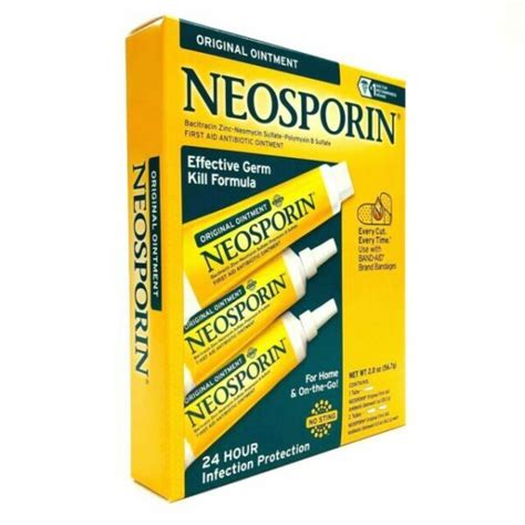 Neosporin First Aid Antibiotic Original Ointment 3 Tubes 2 Oz Total For Sale Online Ebay