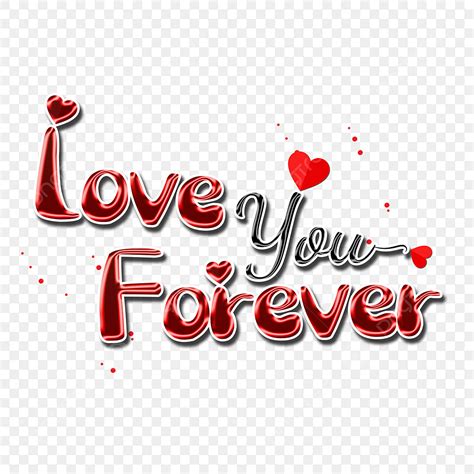 Love You Forever White Transparent Love You Forever Typography And