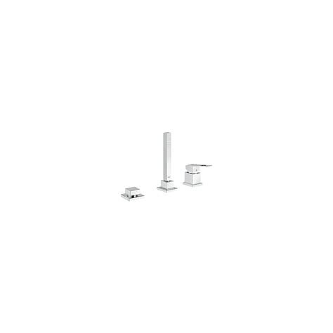 Grohe Eurocube 3 Loch Wannenarmatur 19966000 Chrom Ohne Auslauf