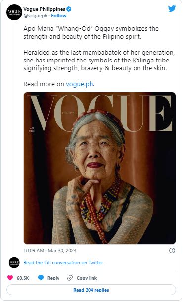 106 Year Old Indigenous Tattoo Artist Becomes Vogue Cover Model Usa