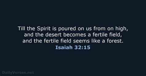 Isaiah 3215 Bible Verse