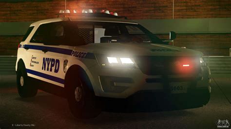 Ford Explorer 2016 NYPD ELS Para GTA 4