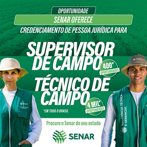 Senar abre credenciamento para supervisores e técnicos de campo de ATeG