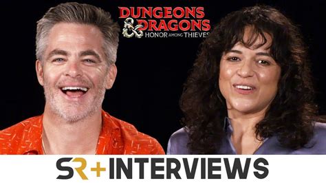 Chris Pine Michelle Rodriguez Talk Dungeons Dragons Honor Among