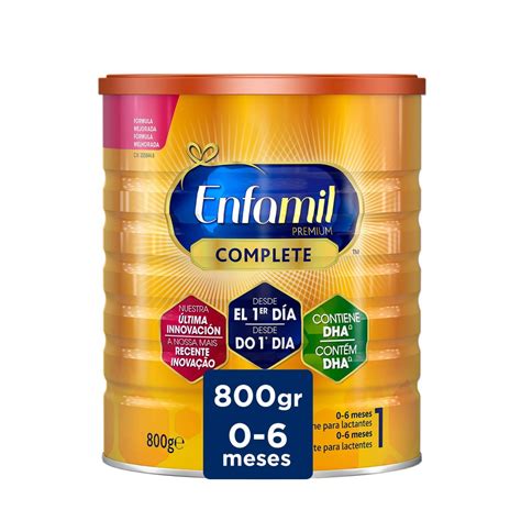 Leche infantil para lactantes desde el primer día Enfamil Complete 800 g