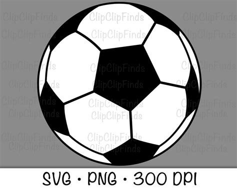 Soccer Ball Png Soccer Ball Svg Soccer Ball Clipart Instant Etsy Uk