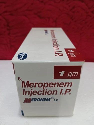 Meronem Injection 1gm At Rs 1250 Vial Dariya Ganj Delhi ID