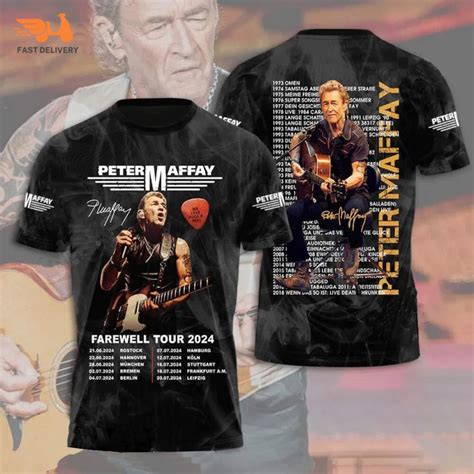 Peter Maffay Farewell Tour We Love Rock N Roll D Aop T Shirt Etsy