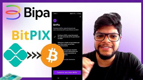 BitPIX comprando bitcoin PIX automático na BIPA e sacando pela