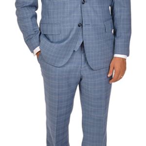 Blue Prince Of Wales Piece Suit Best Wedding Suits In Boston