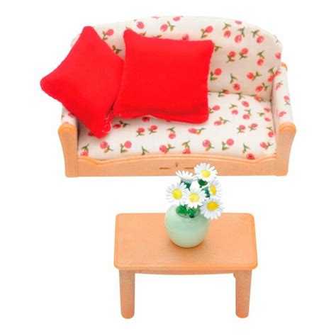 Sylvanian Families Set De Sillones Sofa Mesa Juguete Muñeco — Atrix