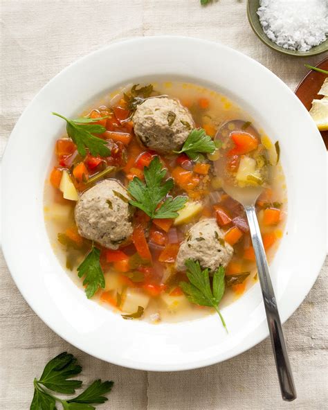 This Whole Romanian Meatball Soup Aka Ciorba De Perisoare Can Be