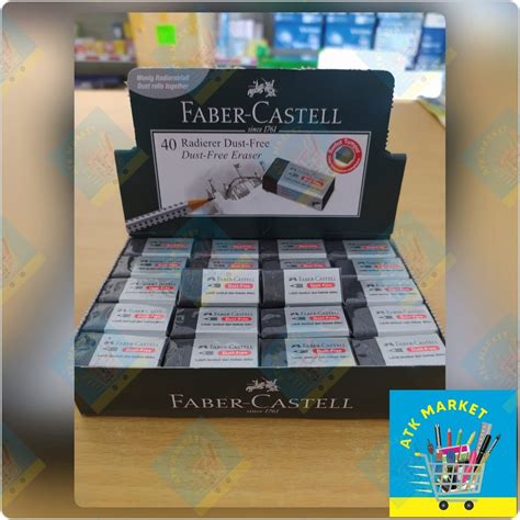 Jual Penghapus Hitam Eraser Exam Ujian Faber Castell Kecil Dust Free