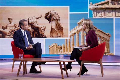 Prime Minister Kyriakos Mitsotakis Interview On Bbc One With