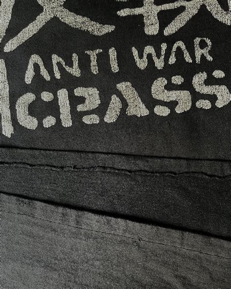 1990s Crass Anti War Japanese Kanji Tee Foulmannered