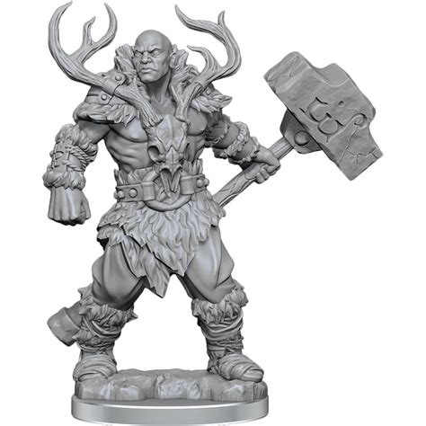 D D Frameworks W2 Male Goliath Barbarian Tabletop Miniatures