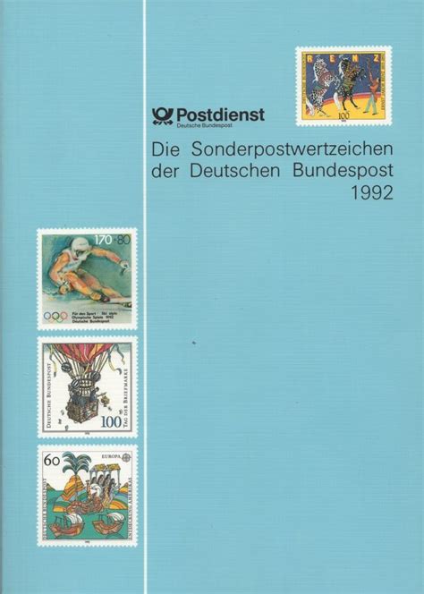 Jahrbücher Deutsche Post Michel 20 1992 Michel 1638 Tag der