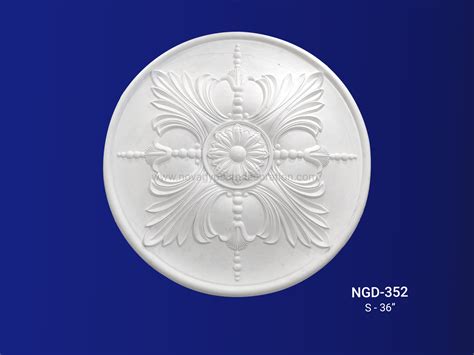 Gypsum Plaster Ceiling Rose Design And Model Ngd 352 Nova Gypsum Decoration