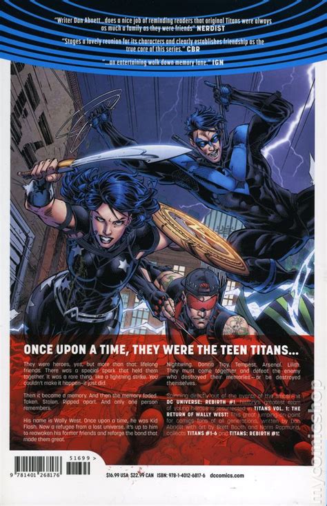 Titans Tpb Dc Universe Rebirth Comic Books