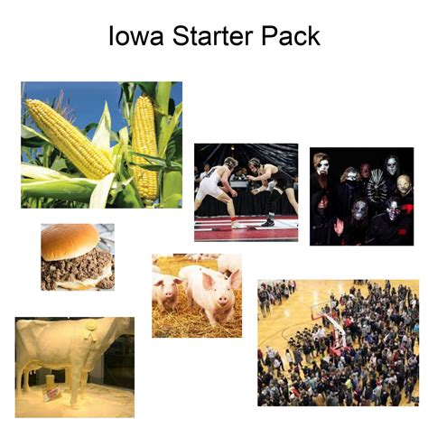 Making A Starterpack For Every State In The Us Part 45 Iowa R