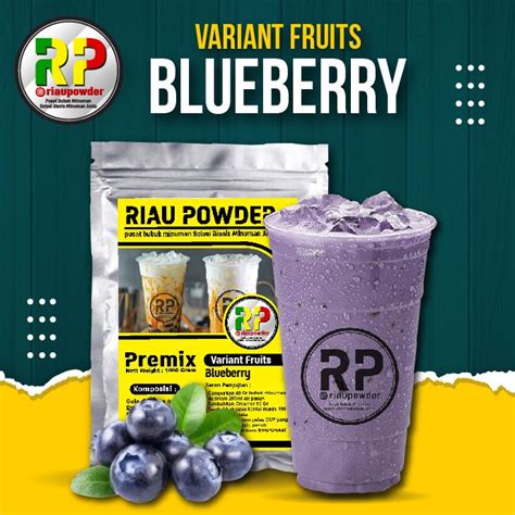 Jual Bubuk Minuman BLUEBERRY 1Kg Bubuk BLUEBERRY 1Kg BLUEBERRY