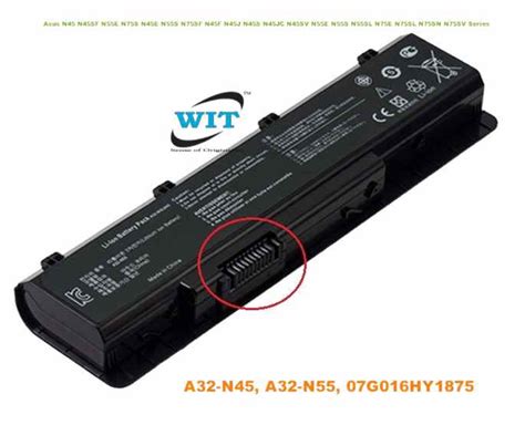 A32 N45 A32 N55 07G016HY1875 Laptop Battery For ASUS N45SF N55E N75S