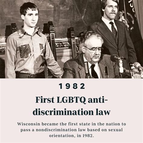 Visual Timeline Of Lbgt History Activism In The State Of Wisconsin