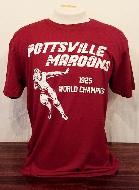 Pottsville Maroons 1925 Championship t-shirt - Shibe Vintage Sports