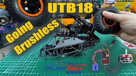 Axial UTB18 Furitek Brushless Combo Installation Lizard And Komodo