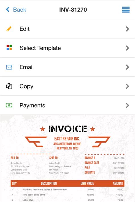 Invoice Home Sign In The Invoice Lays Out Exactly What Work Was Done