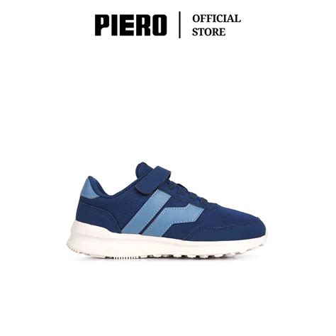 Jual Piero Sepatu Sneakers Anak City Core Big Logo Jr Blue Sky Blue Off