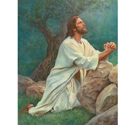 Jesus Christ Praying In The Garden Of Gethsemane Jesus Etsy