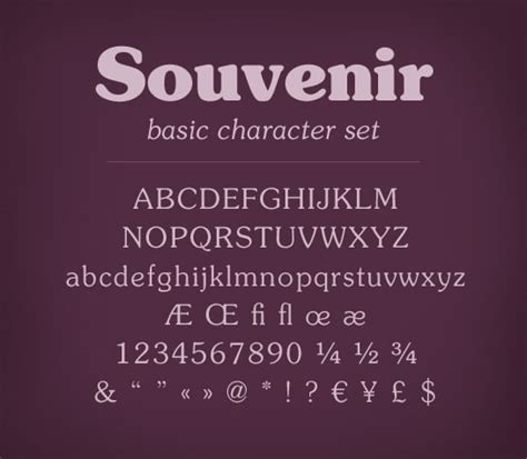 Souvenir Font