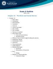 PHYL 141 Exam 6 Outline Docx Exam 6 Outline PHYL 141 Chapter 14 The