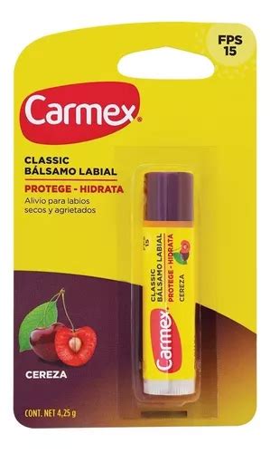 Balsamo Labial Carmex Classic Cereza Fps 15 4 25 G MercadoLibre