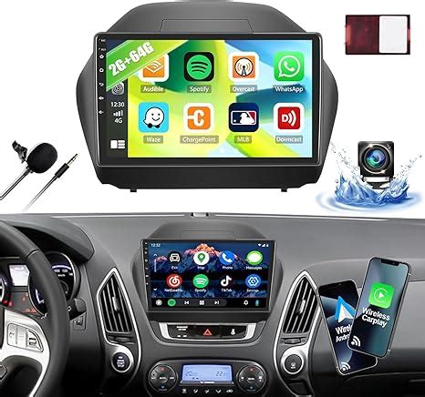 2G 64G CAMECHO Android Car Stereo For Hyundai Tucson IX35 2010 2015