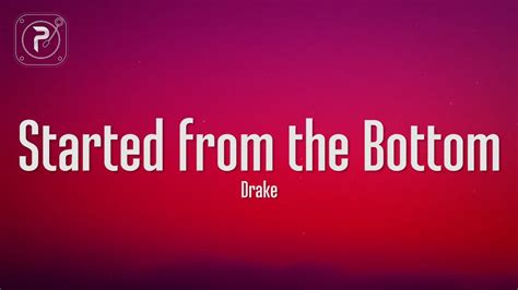 Drake Started From The Bottom Lyrics Youtube