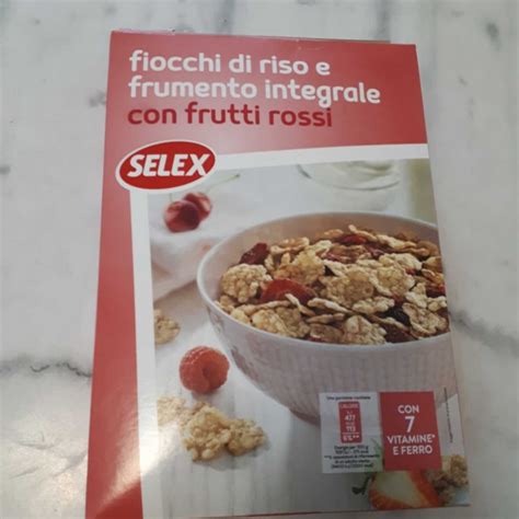 Selex Fiocchi Di Riso E Frumento Integrale Con Frutti Rossi Reviews