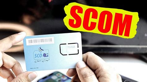 SCOM SIMs Won't Work Without Paying PTA Tax After the Deadline ...