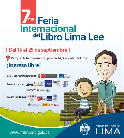 S Ptima Edici N De La Feria Internacional Del Libro Lima Lee En El