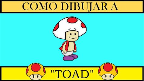 COMO DIBUJAR A TOAD De Super Mario Bros 3 YouTube