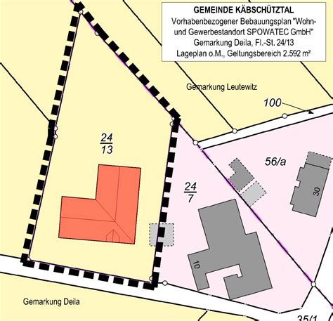 Vorhabenbezogener Bebauungsplan Wohn Und Gewerbestandort Spowatec